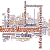 Records Management und Automation Tag-Cloud